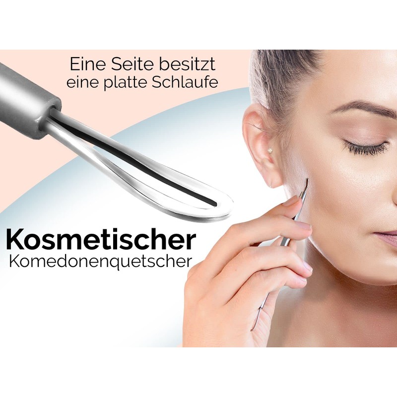 Komedonenquetscher Mitesserentferner Rostfreies Edelstahl