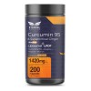 CURCUMINA 95 + SUPERCRITICAL GINGER 200 capsulas (1420mg por porcion),