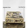 Soft Flame Lighter, Unique Engraved Tiger Eagle Metal Wheel Lighter，Refillable