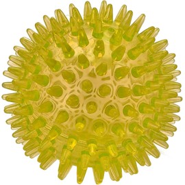 Yellow Squeaky Dog Toy – Non-Toxic Silicone Chew Toy for Dogs, Cats & Small Pets