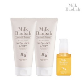 Baby Deep Care Cream 160g 2pcs Plus Baby Oil / 베이비 딥 케어 크림 160g 2개플러스베이비 오일
