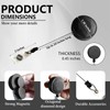 2 Pack Magnetic Badge Holder Reel with Strong Magnet Back