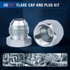 GOMJET 80 PC JIC Master Industrial Hydraulic Cap and Plug