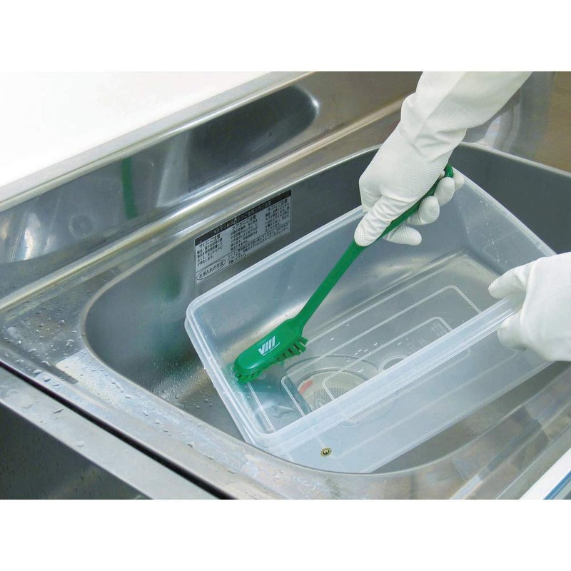 Vikan 42873 Fine Sweep Dish Brush, Polypropylene, Polyester Bristle, 11",