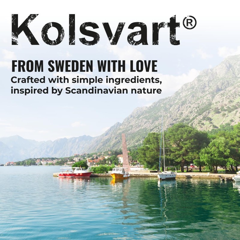KOLSVART Swedish Candy, Piggvar Shaped, Classic Scandinavian Gummy, Vegan, Gluten