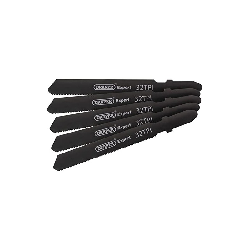Draper 81731 Expert 5 Piece DT118G 92mm Jigsaw Blade Set,