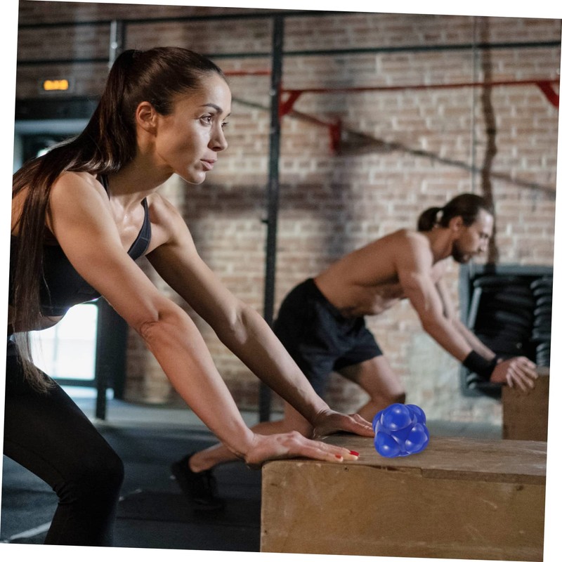 Totority Large Hexagonal Reaction Ball for Agility Training Durable Fitness