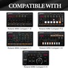 Musiin Sampler Synthesizer Case compatible with Roland AIRA Compact P-6,