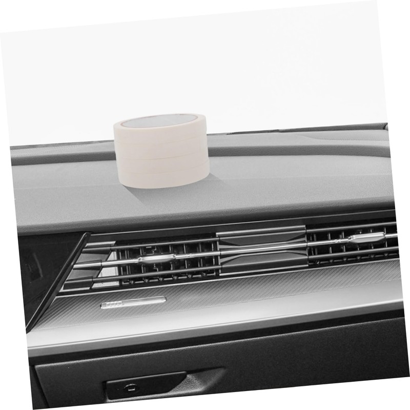 SHINEOFI 4 Rolls High Temperature White Masking Tape Writable for