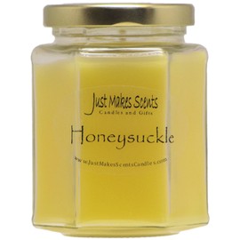 Just Makes Scents Honeysuckle Scented Blended Soy Candle | Hand Poured Spring Candles | Made in The USA Candles & Gifts