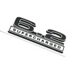 2pcs 6.2 Liter Supercharged Emblems Hood Engine 3D Badge Replacement