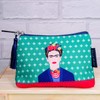 Frida K. Green Vogue Make Up Bag
