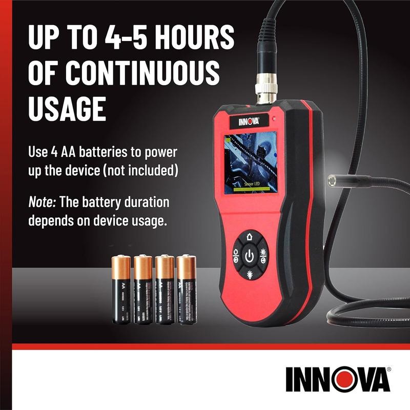 Innova 3380 Borescope Inspection Camera - Handheld 2.7" LCD with
