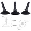 cyclingcolors 4 x Adjustable Foot Adjuster Ball Joint M10 Adjustment