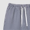 JAJU Seersucker Check 5-Length Lounge Pants_Light Navy