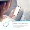 Operitacx Delicate Beaded Phone Lanyard Creative Decorative Phone Rope for