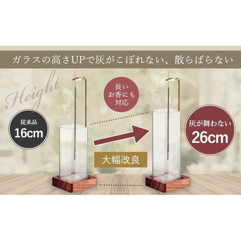 Incense Holder (Professional Supervision) Incense Holder, Ash Won't Spill Incense