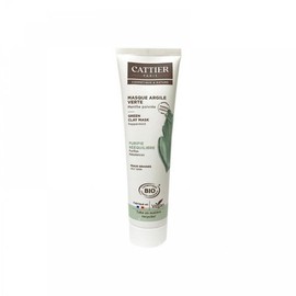 Cattier Peppermint Green Clay Mask 100ml / 까띠에 페퍼민트 그린 클레이 마스크 100ml