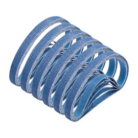 3/8" x 13" Zirconia Sanding Belts, 30 pack 3/8x13 Inch Sanding Belts 80 Grit, Zirconia Belt Sander Sanding Belts for Air File Belt Sander(3/8x13in, 80 Grit)