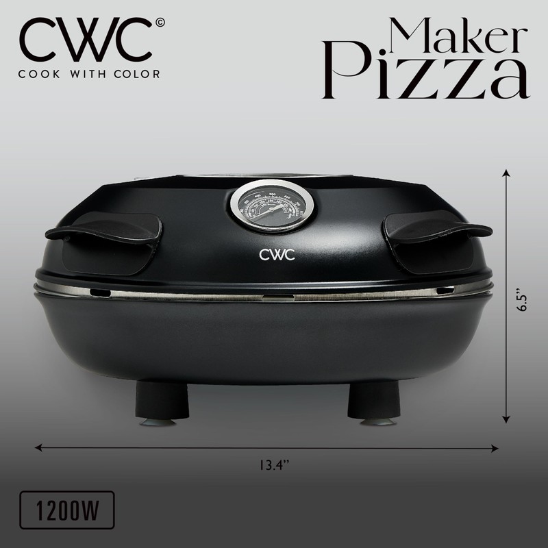 Cook With Color Electric Indoor Pizza Oven – Crispy Crust