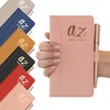 Evelay Address Book A-Z Pink Index Hard Back Cover Slim