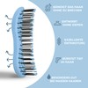 Ninabella® Mini Organic Hair Brush, No Tugging, Professional Detangling Brush,