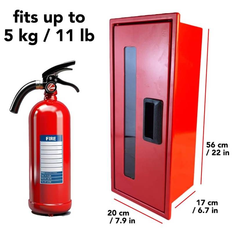 Fire Extinguisher Box Large Size 22inch Height | Fire Extinguisher