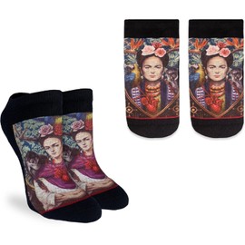 Good Luck Sock Women's Ode To Frida Kahlo Ankle Socks, Adult