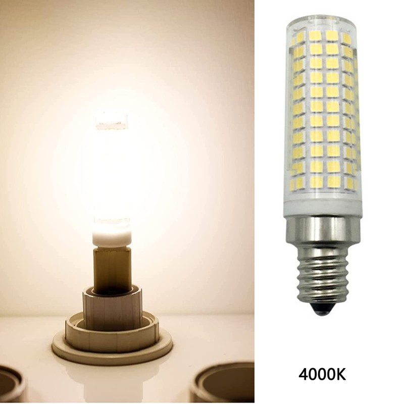 Lxcom Lighting 15W E12 LED Dimmable Corn Bulb-(4 Pack), 2835