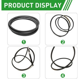 （1/2"x56"） 539110411 110411 Lawn Mower Drive Belt Replacement Mower Parts 539110411 Deck Belt fits Husqvarna Poulan AYP Craftsman