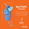 O2COOL Keychain Sport Misting Fan - Pocket Size Battery Powered