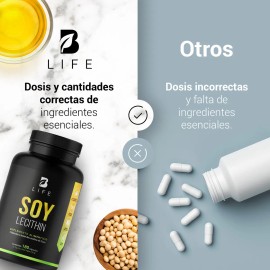 Lecitina De Soya De 180 Cpsulas Soy Lecithin B Life 180 Cpsulas                                                                                       