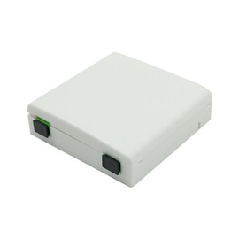 Namvo 86 Type Fiber Optic Panel Box Enclosure, 2 Core Fiber Optic Terminal Junction Box, Double Port SC/APC Type Panel Fiber Optic Box, Outdoor DIY Case