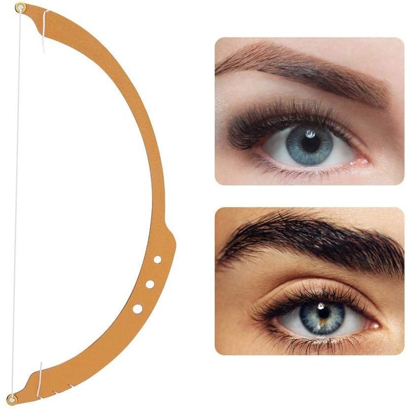 Diseño de cejas de maquillaje permanente, herramienta de medición del