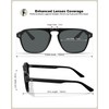CARFIA Acetate Polarized Men's Sunglasses - Pilot Design, UV Protection