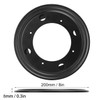 Biugaaufai 8 Pack 8 Inch Black Round Lazy Susan Turntable