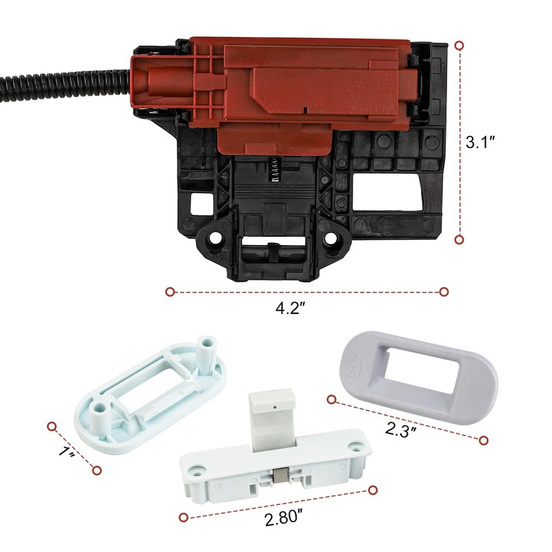 BENEGO W10404050 W10238287 Washer Lid Lock Latch Switch Assembly for
