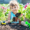 COOLJOB 2 Pairs of Gardening Gloves for Children 5-7 Years,