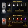 BORUIT V15 LED Small Powerful EDC Flashlight with Warm White