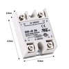HiLetgo 2 piezas SSR-40DA relé de estado sólido monofásico semiconductor
