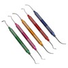 5Pcs Dental Gracey Curettes Curette Hand Scaler Universal Surgical Instrument