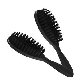 Beavorty Men's Hair and Beard Styling Brush Set 2pcs Soft Bristles Grooming Comb Hair Massage Tool for Travel and Styling