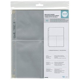 We R Memory Keepers We R Ring Photo Sleeves 8.5 11 10/Pakage Two 6 X 4-inch Pockets, Acrylic, Multicolour, 0.38x24.13x29.21 cm