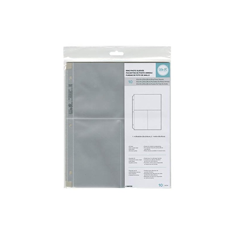 We R Memory Keepers We R Ring Photo Sleeves 8.5