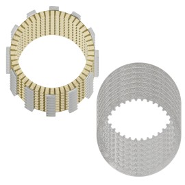Caltric Clutch Friction Drive Plates and Driven Plates for Suzuki RM250 RM250S 1993-1995