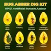 Amber Dig Kit - Insects in Resin, 8 Insects Specimens