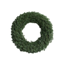 Artificial Advent Wreath/Fir Wreath Carpathians on Straw Core Bound on One Side Diameter Approx. 62 cm