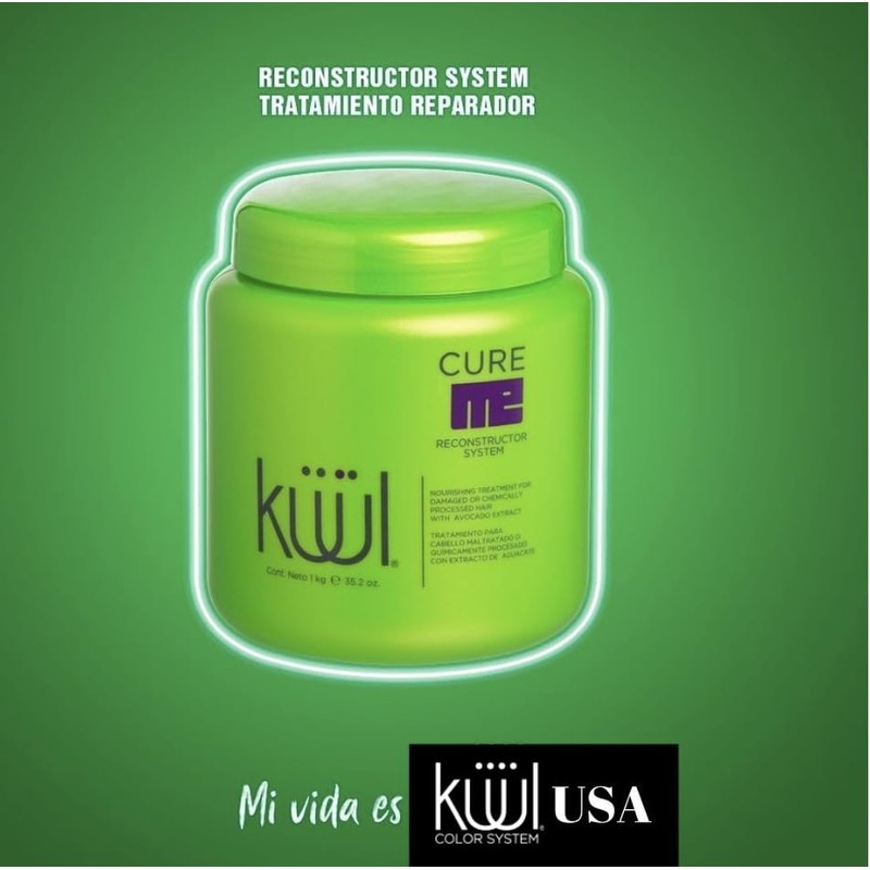 Kuul Cure Me Reconstructor 35.2 oz (Tratamiento Para Cabello Maltratado)