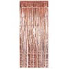 Rose Gold Foil Curtain Fringe Tinsel - 2 Meter Door