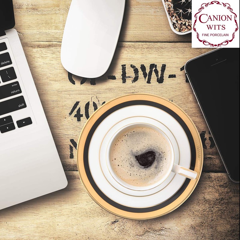 Patiently Waiting Canion biennaburu- 9672 Vienna Blue Tea Cup &